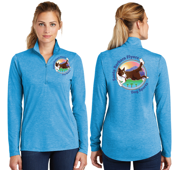 SBF/TriBlend Wicking Lightweight Quarter Zip Pullover/LST407/