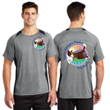 SBF/Sport Tek Heather Colorblock Contender Tee/ST361/