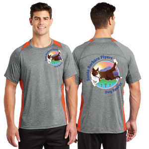 SBF/Sport Tek Heather Colorblock Contender Tee/ST361/