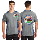 SBF/Sport Tek Heather Colorblock Contender Tee/ST361/