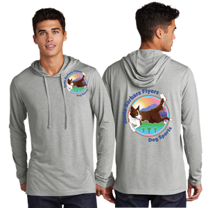 SBF/UniSex Sport Tek TriBlend Wicking Long Sleeve Hoodie /ST406/