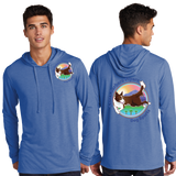 SBF/UniSex Sport Tek TriBlend Wicking Long Sleeve Hoodie /ST406/