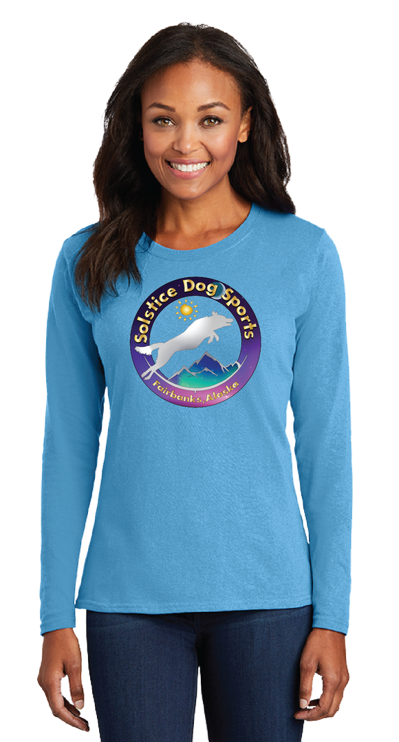 SDS/Women Long Sleeve Core Cotton Tee/LPC54LS/