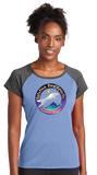 SDS/Ladies Heather On Heather Contender Scoop Neck Tee/LST362/