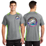 SDS/Sport Tek Heather Colorblock Contender Tee/ST361/