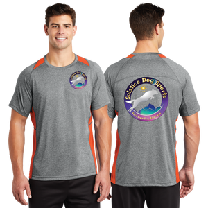 SDS/Sport Tek Heather Colorblock Contender Tee/ST361/