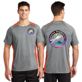 SDS/Sport Tek Heather Colorblock Contender Tee/ST361/