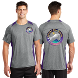 SDS/Sport Tek Heather Colorblock Contender Tee/ST361/