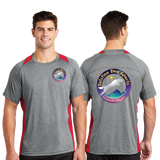 SDS/Sport Tek Heather Colorblock Contender Tee/ST361/