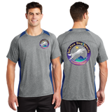 SDS/Sport Tek Heather Colorblock Contender Tee/ST361/