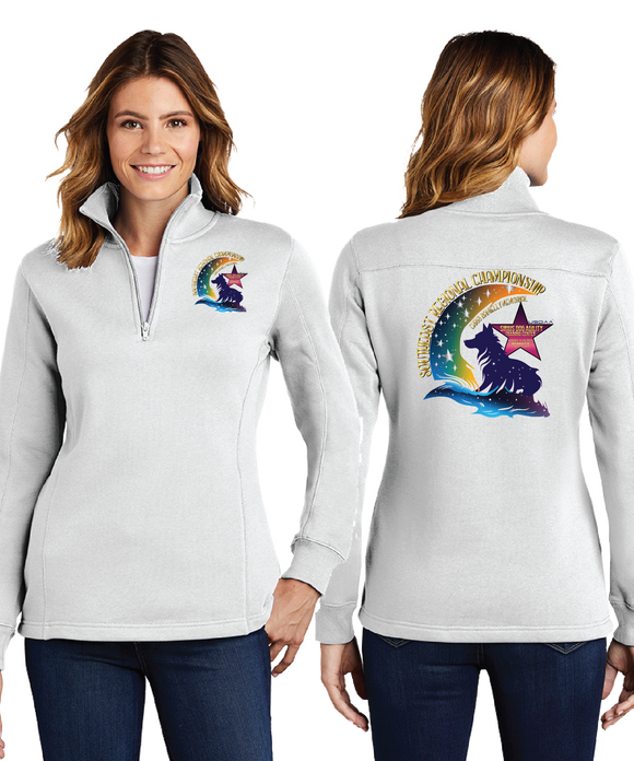 SEREG/Ladies 9oz Quarter Zip Sweatshirt/LST253/