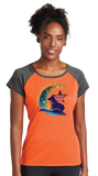 SEREG/Ladies Heather On Heather Contender Scoop Neck Tee/LST362/