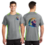 SEREG/Sport Tek Heather Colorblock Contender Tee/ST361/