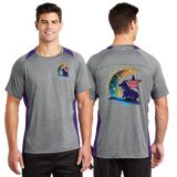 SEREG/Sport Tek Heather Colorblock Contender Tee/ST361/