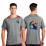 SEREG/Sport Tek Heather Colorblock Contender Tee/ST361/