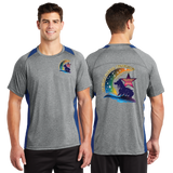 SEREG/Sport Tek Heather Colorblock Contender Tee/ST361/