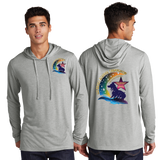 SEREG/UniSex Sport Tek TriBlend Wicking Long Sleeve Hoodie /ST406/