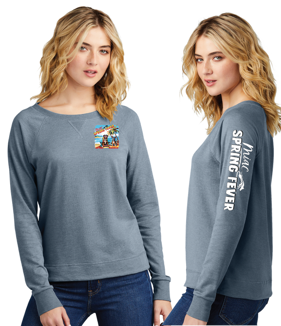 SPRING/Women Featherweight French Terry Long Sleeve Crewneck/DT672