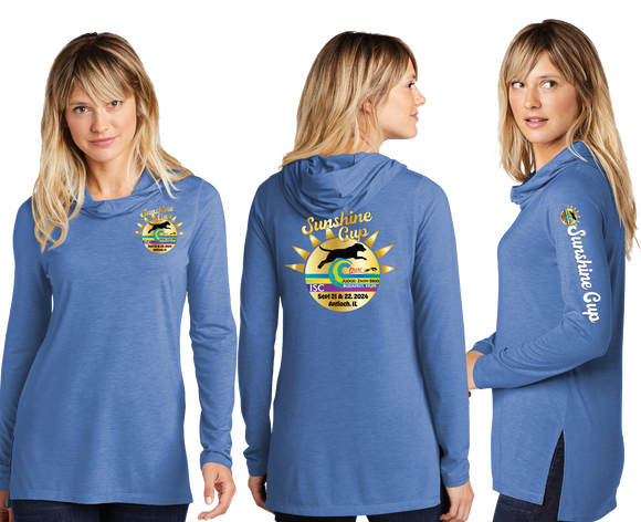 SUNCUP24/TriBlend Wicking Lightweight hoodie/LST406