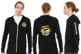 SUNCUP24/Unisex Triblend Lightweight Full Zip Hooded Long Sleeve Tee/3939