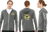 SUNCUP24/Unisex Triblend Lightweight Full Zip Hooded Long Sleeve Tee/3939