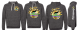 SUNCUP24/JERZEES Snow Heather French Terry Raglan Hooded Sweatshirt/90MR