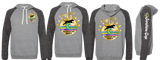 SUNCUP24/JERZEES Snow Heather French Terry Raglan Hooded Sweatshirt/90MR