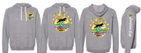 SUNCUP24/JERZEES Snow Heather French Terry Raglan Hooded Sweatshirt/90MR