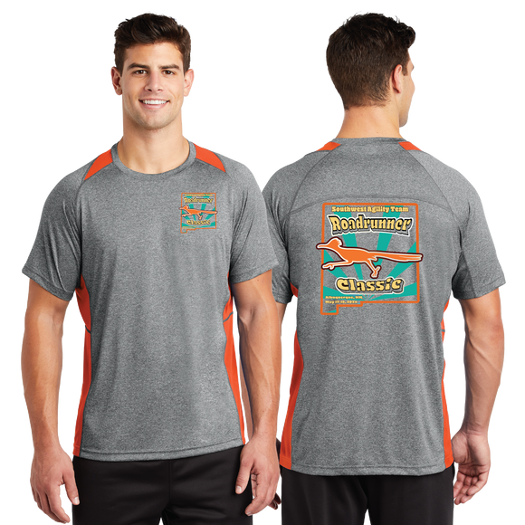 SWAT24/Sport Tek Heather Colorblock Contender Tee/ST361/