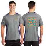 SWAT24/Sport Tek Heather Colorblock Contender Tee/ST361/