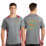 SWAT24/Sport Tek Heather Colorblock Contender Tee/ST361/