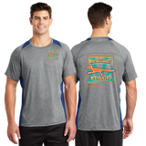 SWAT24/Sport Tek Heather Colorblock Contender Tee/ST361/