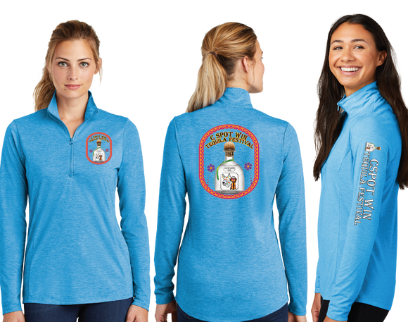 TEQ24/TriBlend Wicking Lightweight Quarter Zip Pullover/LST407