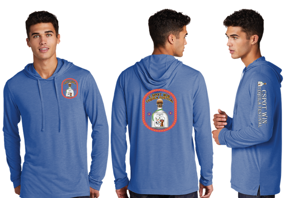 TEQ24/UniSex Sport Tek TriBlend Wicking Long Sleeve Hoodie /ST406