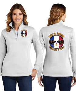 TERV24/Ladies 9oz Quarter Zip Sweatshirt/LST253/