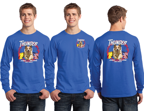 THUNDER/Port and Co Long Sleeve Core Cotton Tee/PC54LS