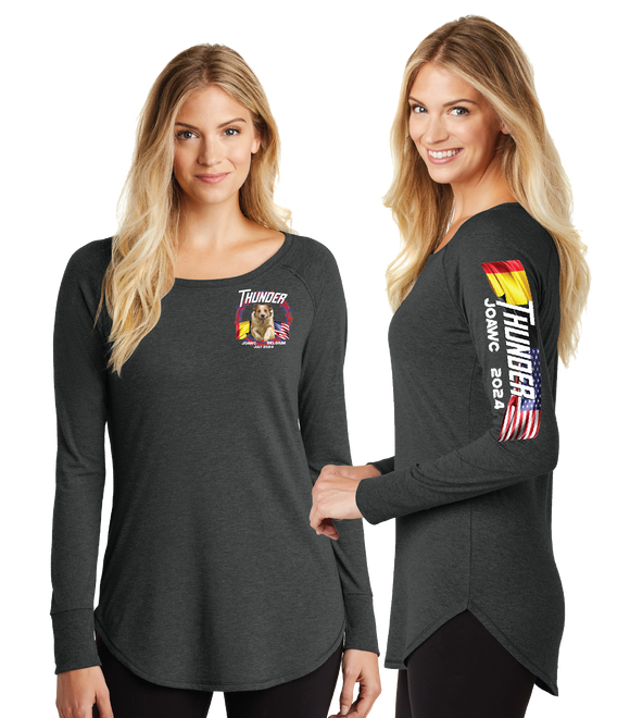 THUNDER/Women’s Perfect Tri Long Sleeve Tunic Tee/DT132L
