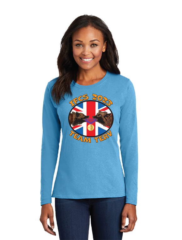 TTERV/Women Long Sleeve Core Cotton Tee/LPC54LS/
