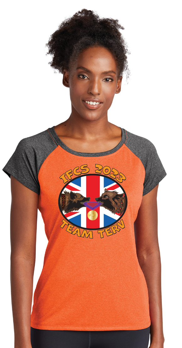 TTERV/Ladies Heather On Heather Contender Scoop Neck Tee/LST362/