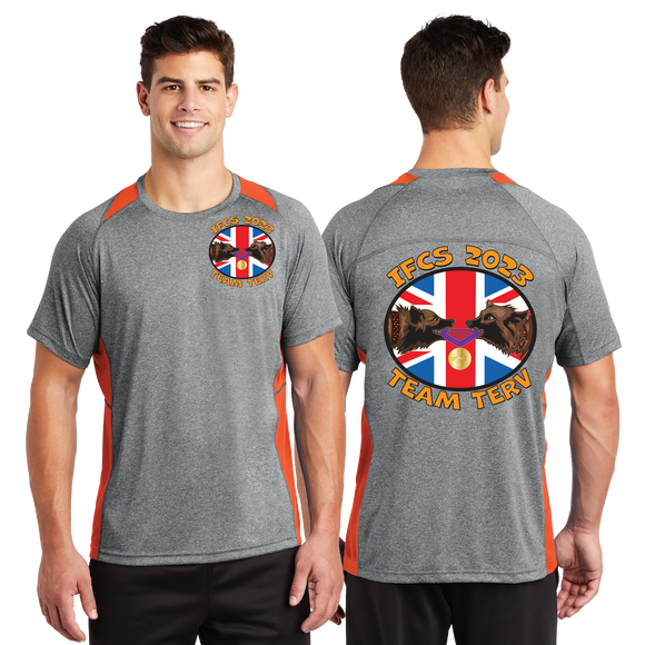 TTERV/Sport Tek Heather Colorblock Contender Tee/ST361/