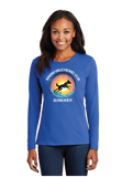 TVKC/Women Long Sleeve Core Cotton Tee/LPC54LS/