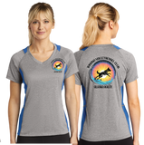 TVKC/Sport Tek Ladies Heather Colorblock Contender VNeck Tee/LST361/