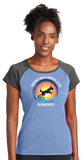 TVKC/Ladies Heather On Heather Contender Scoop Neck Tee/LST362/