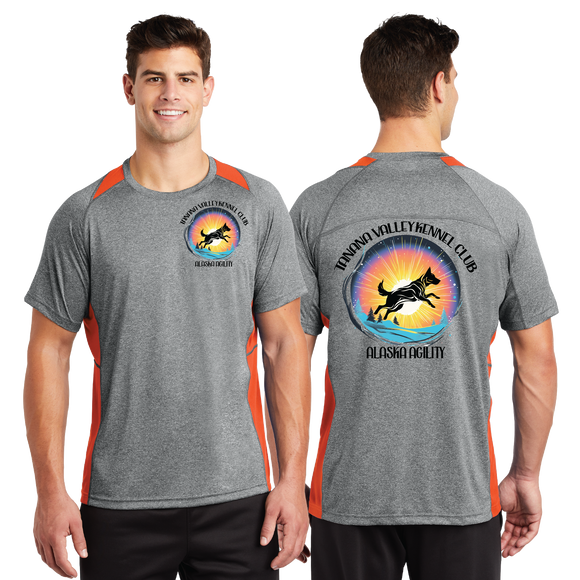 TVKC/Sport Tek Heather Colorblock Contender Tee/ST361/