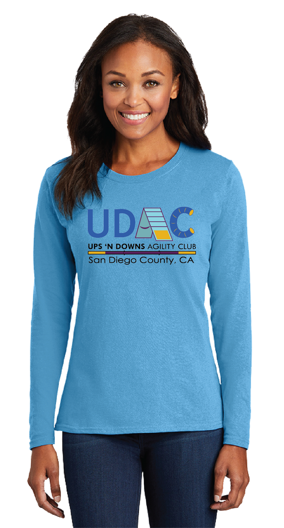 UDAC/Women Long Sleeve Core Cotton Tee/LPC54LS/