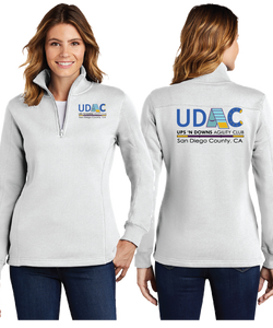 UDAC/Ladies 9oz Quarter Zip Sweatshirt/LST253/