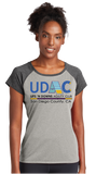 UDAC/Ladies Heather On Heather Contender Scoop Neck Tee/LST362/