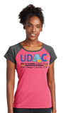 UDAC/Ladies Heather On Heather Contender Scoop Neck Tee/LST362/