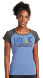 UDAC/Ladies Heather On Heather Contender Scoop Neck Tee/LST362/