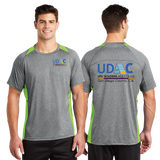 UDAC/Sport Tek Heather Colorblock Contender Tee/ST361/